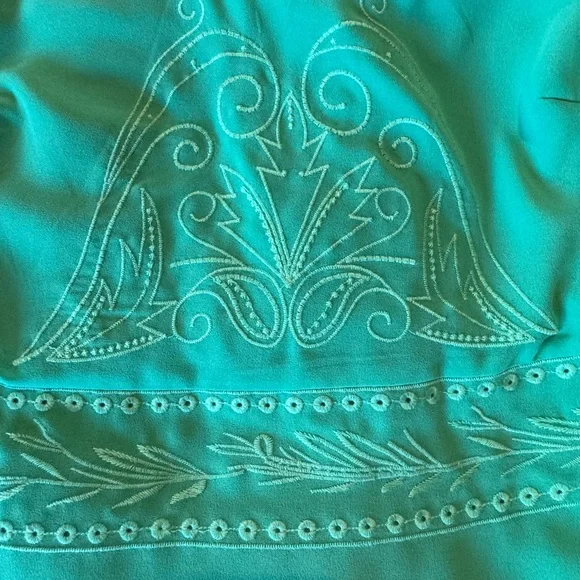 Sugarlips Teal Long Sleeve Dress - Picture 4 of 6